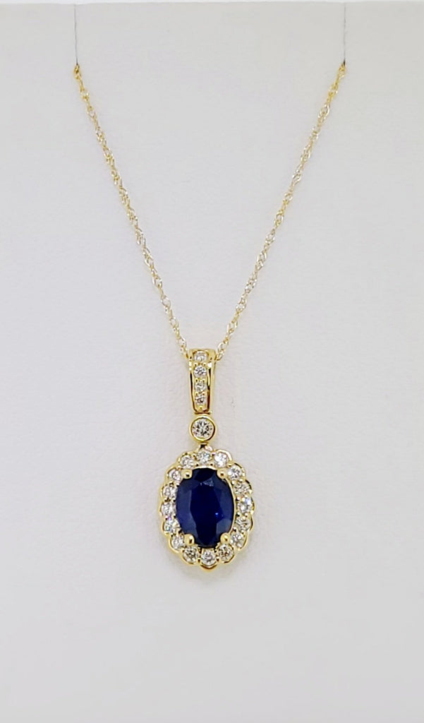 diamond and sapphire necklace