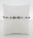 pricess cut diamond bracelet